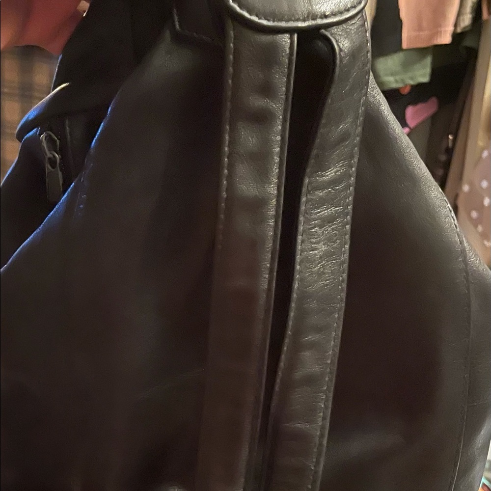 Leather Knapsack - image 4